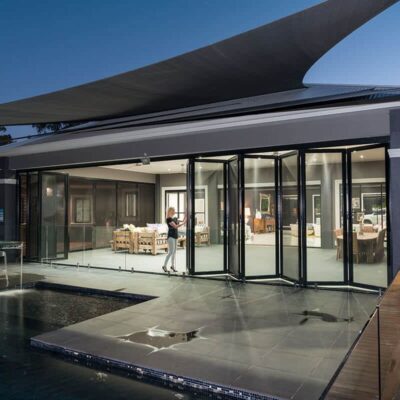 Crimsafe Bi-Fold door showing strength with visibility and airflow