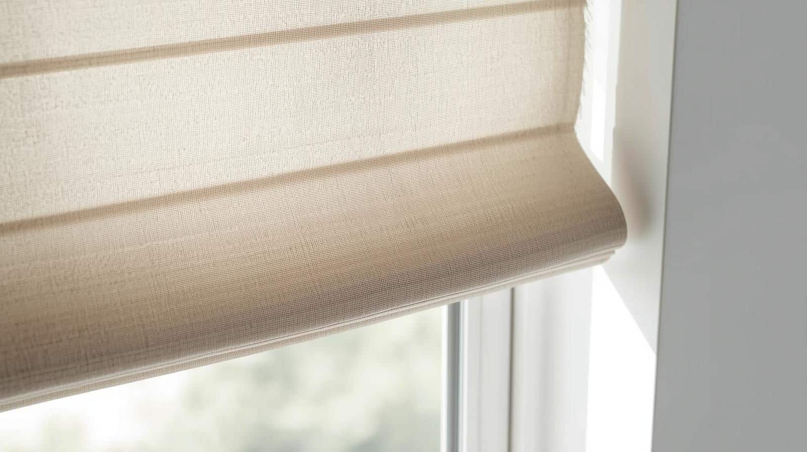 Motorised Roman blinds with remote control for Brisbane smart home convenience